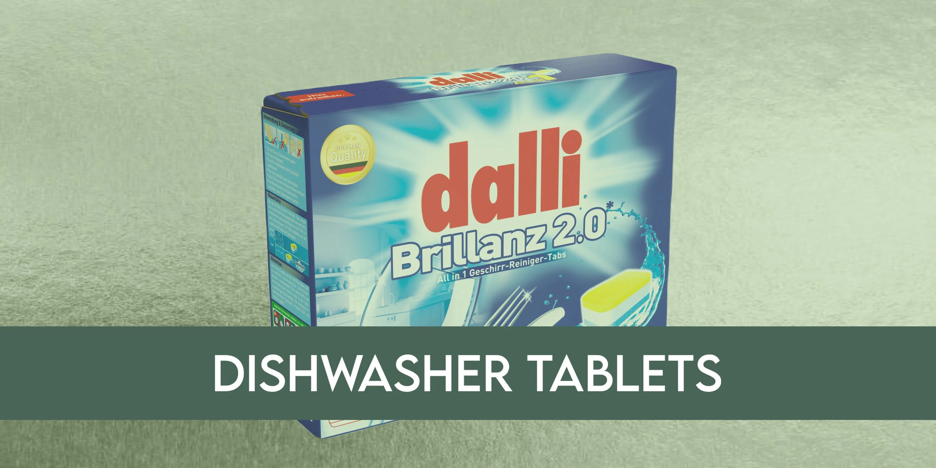 Dishwasher tablets all in one